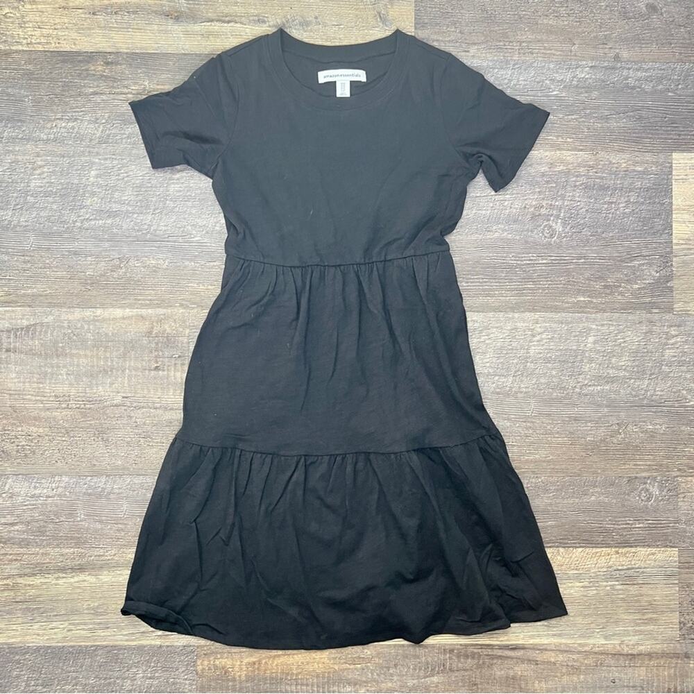 Amazon Essentials Black fit and flare dress size XS B131